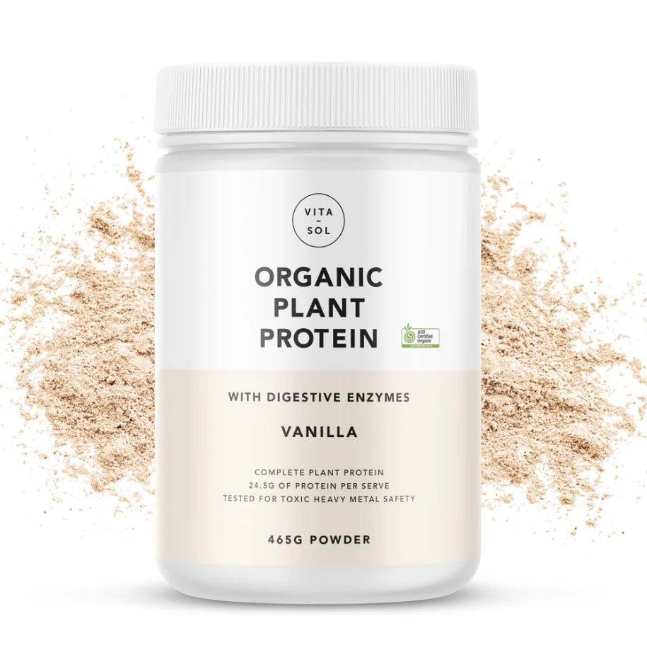 Organic Plant Protein Vanilla - BotanicalBeautyBar